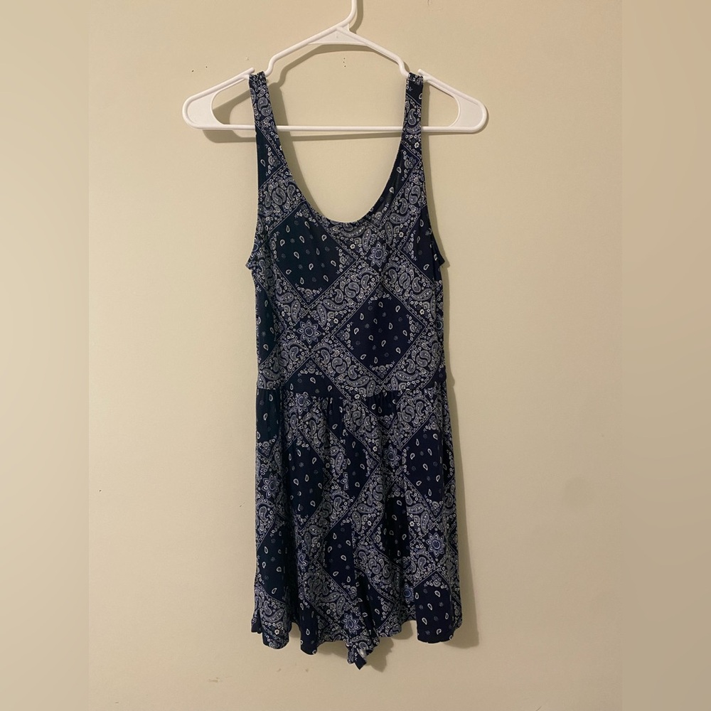 H&M Blue and White romper